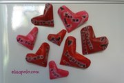 Manualidades para San Valentin, Corazón Imán, Heart Magnet, Valentine's Day
