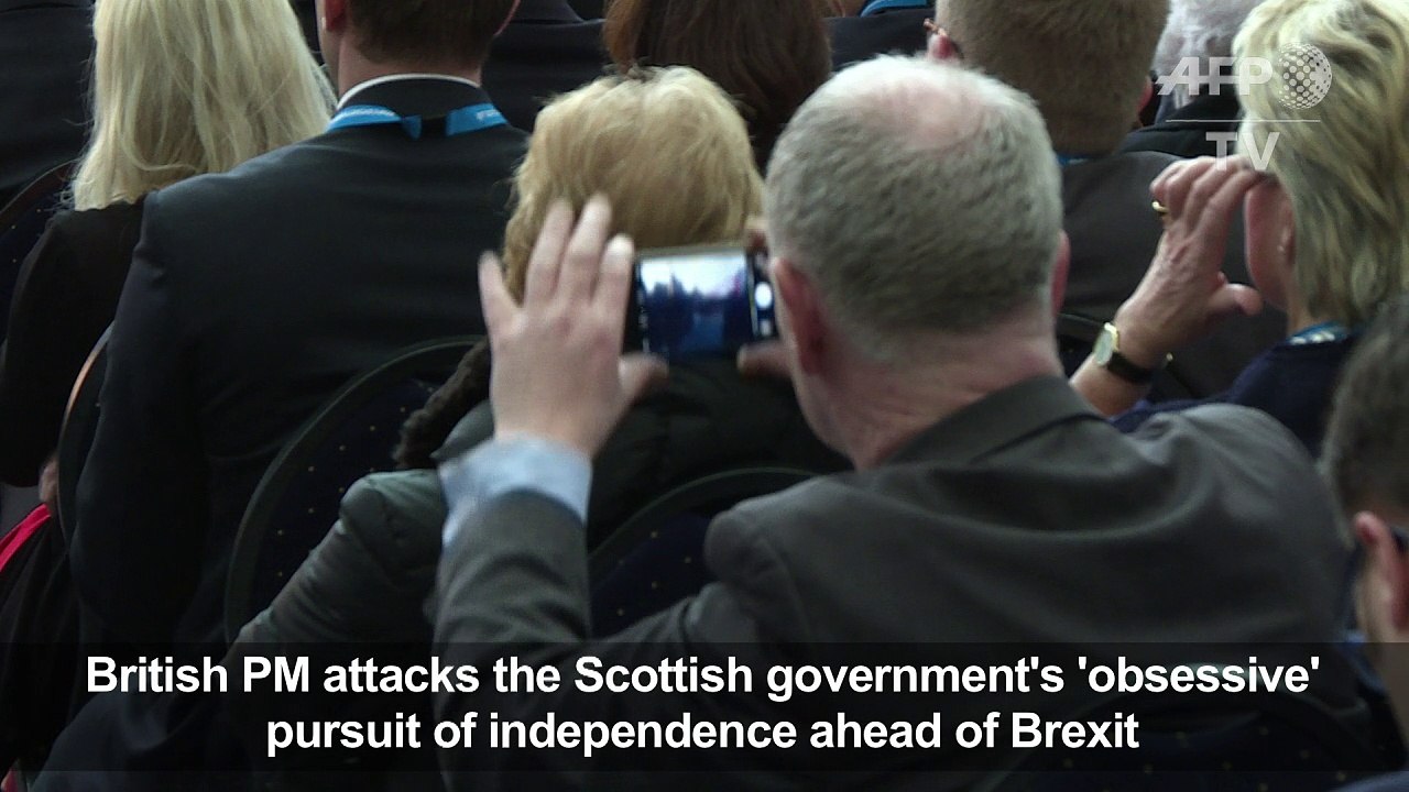 Britain's May attacks 'obsessive' Scottish nationalists