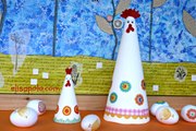 DIY, Cómo hacer una Gallina de Pascua, Ideas para Pascua, Easter Chickens, Easter Ideas.