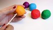 Play Doh Lollipops How to Make Playdough Rainbow Lollipops Pops Candies Play Doh Rainbow