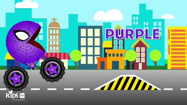 Learn Colors With Pacman for Kids - Colours Spiderman for Kids to Learn - Learning with lo