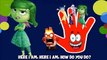 Finger Family | Pixar Inside Out Joy Fear Sadness Animation Daddy Finger Nursery Rhyme - M