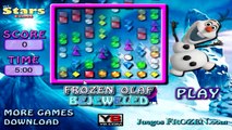 Juego Frozen Olaf Bejeweled | Disney Frozen Video Games - Kids Games | Funny Baby Games To