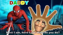 Spiderman finger family song | Superheroes Nursery Rhymes: Elsa, Joker, Batman, Hulk famil