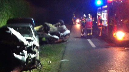 Accident sur la route de Coutances