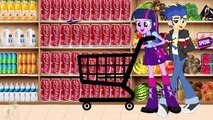 My Little Pony MLP Equestria Girls Transforms with Animation Coca Cola Challenge Real Life