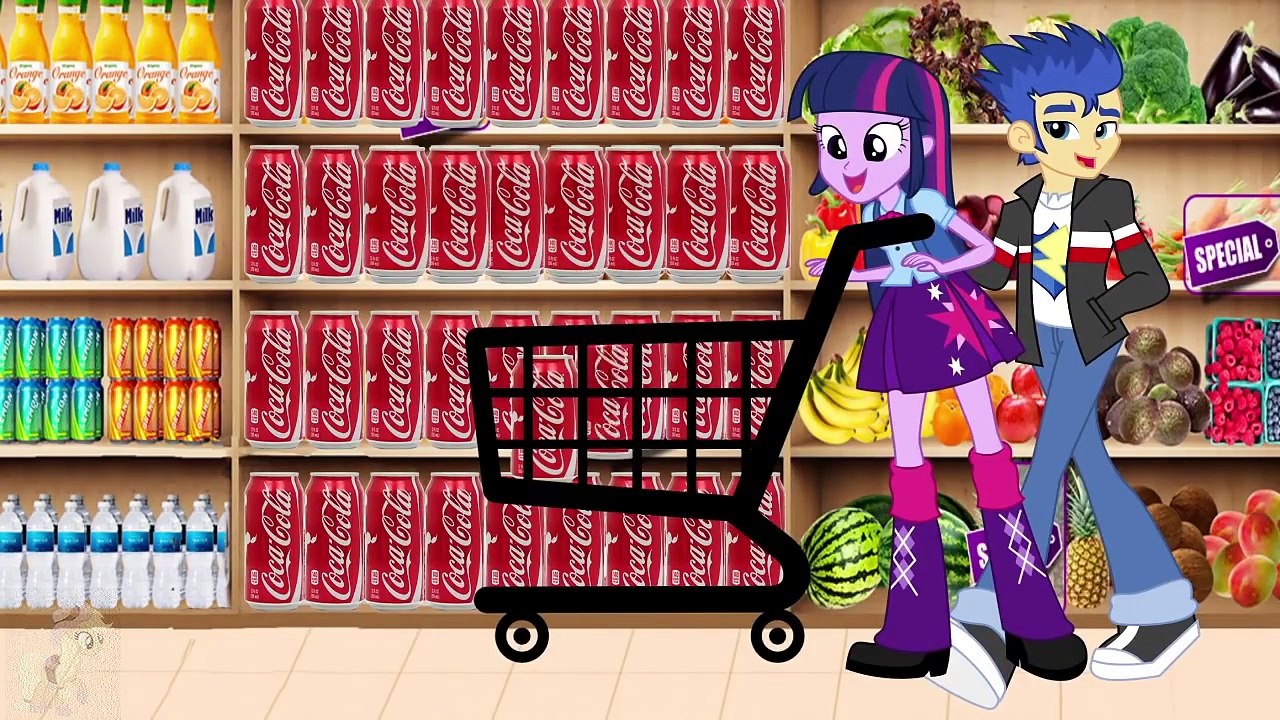 My Little Pony MLP Equestria Girls Transforms with Animation Coca Cola Challenge Real Life