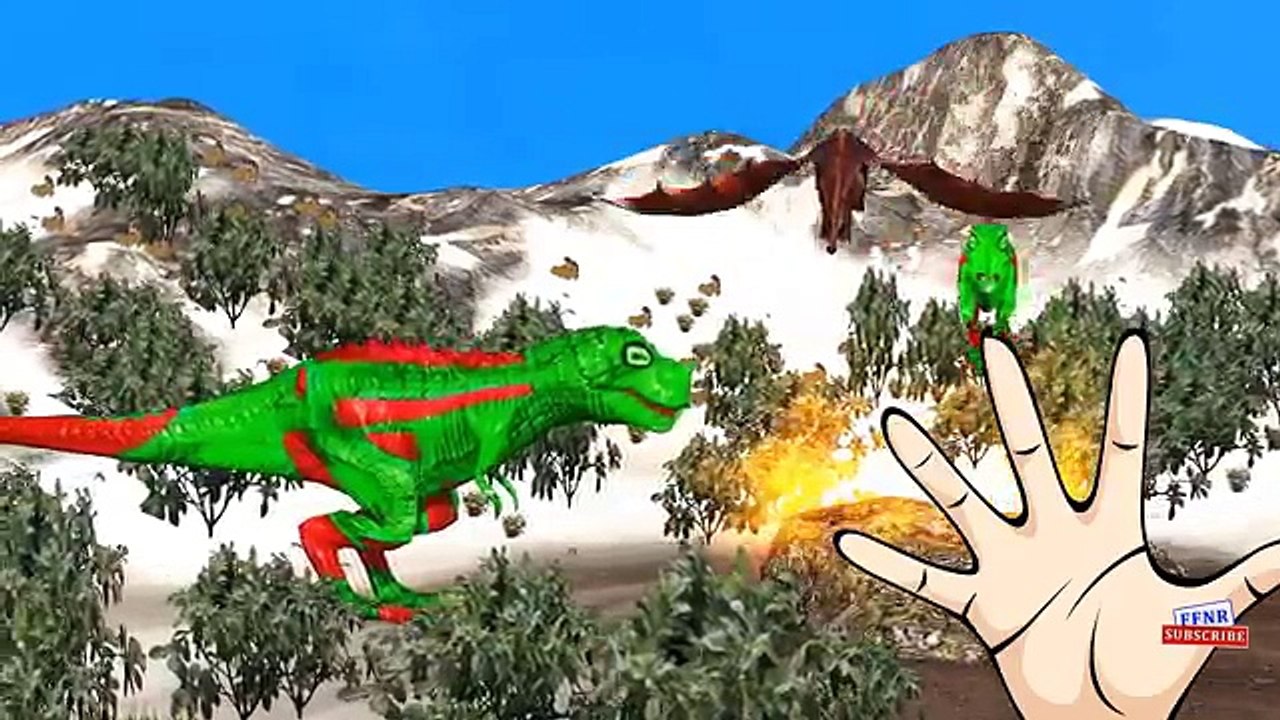 Colors Animals Dinosaurs Lion Elephant Finger Family Nursery Rhymes | Colors Songs for Kid