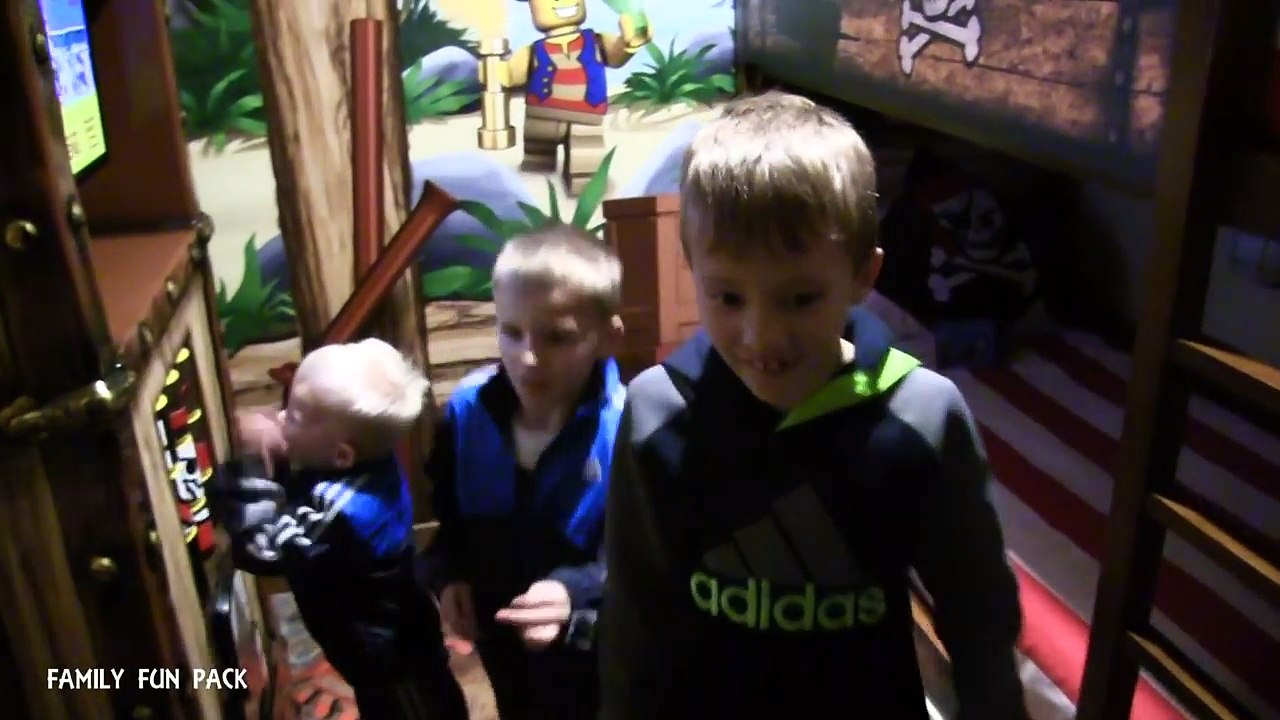 Legoland Hotel California - LEGO PIRATE ROOM TOUR Themed Resort 2016 San Diego Carlsbad, C