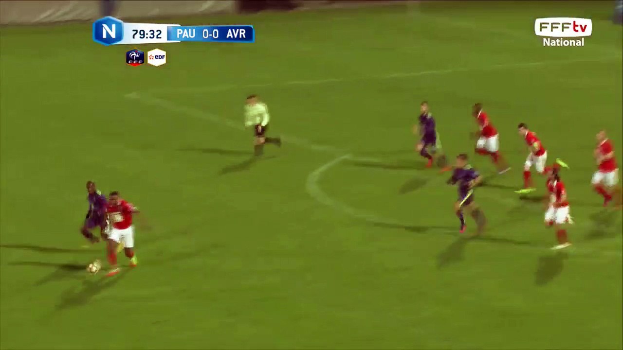 Belle action côté gauche
