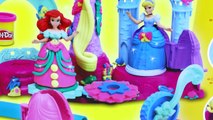 Play Doh Sparkle Royal Palace Disney Princess Glitter Glider Magiclip Dolls Anna Elsa Arie