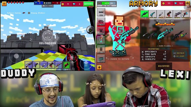 Пистолет карта часть пиксель побеги звезда звезда нас нам против вес вес вес в войны Вы Подписаться как 32 fgteev 3d dantdm