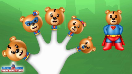Super Heroes Finger Family from Kiddy Moon Songs | Nursery Rhymes | Kids Songs