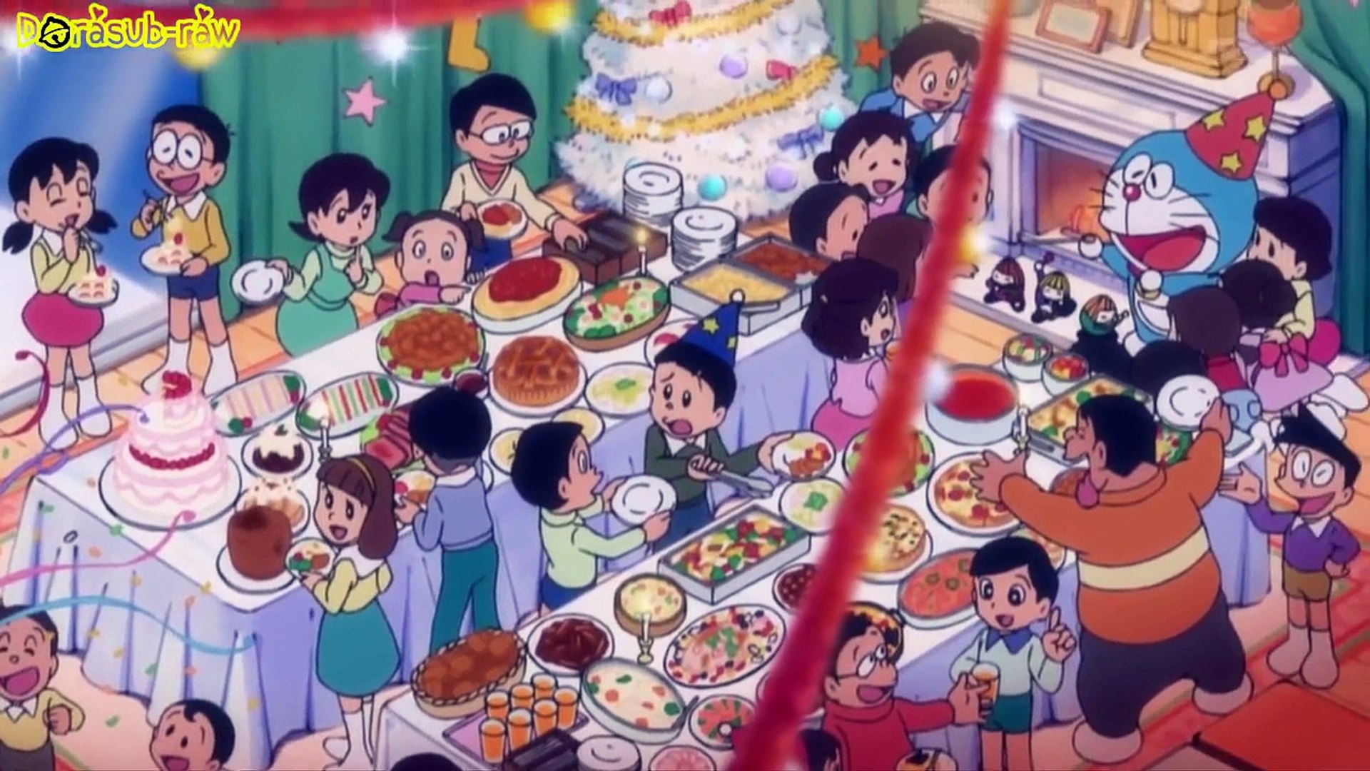 ドラえもん Doraemon 466 クリスマスに雪を チュー難の相に気をつけろ Dailymotion Video
