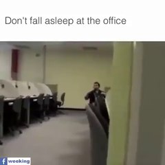 Don't sleep at work!
