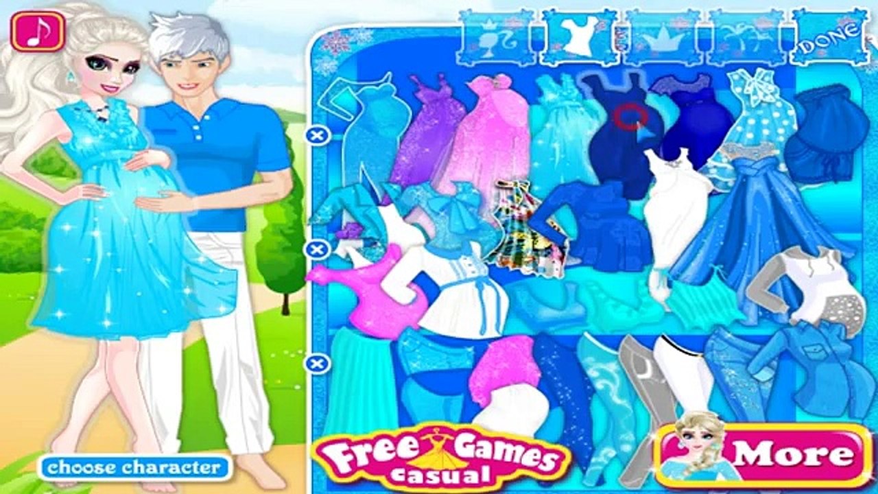 Замороженные Эльза и Джек Фрост иметь ребенка и HD