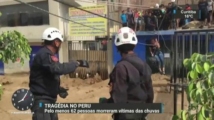Inundações matam mais de 62 pessoas no Peru