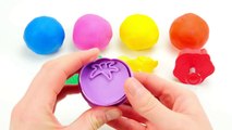 Funny OKASINA Hair Salon Learn Colors Play Doh Modelling Clay Molds Baby Nursery Rhymes Fo