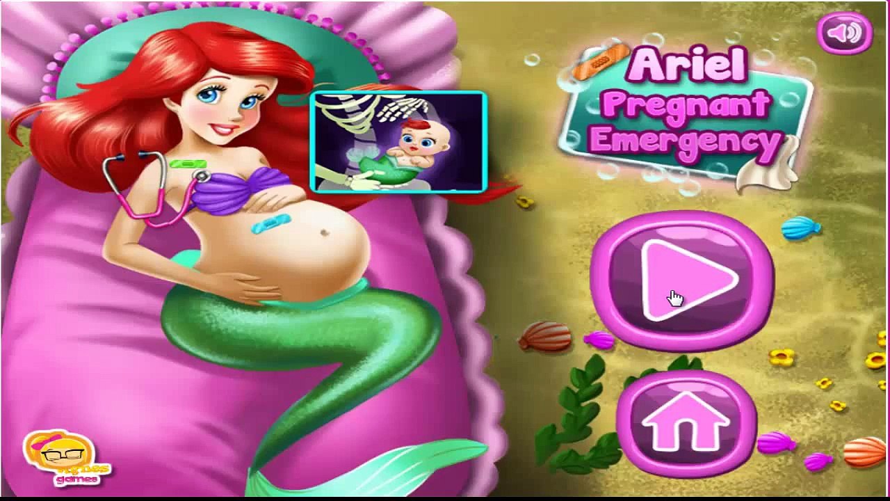 Pregnant Ariel and Pregnant Barbie Baby Birth Emergency | Princess Barbie Girl Games Compi