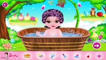 Baby Snow White Caring Walkthrough for Little Girls - Baby Bathing Games