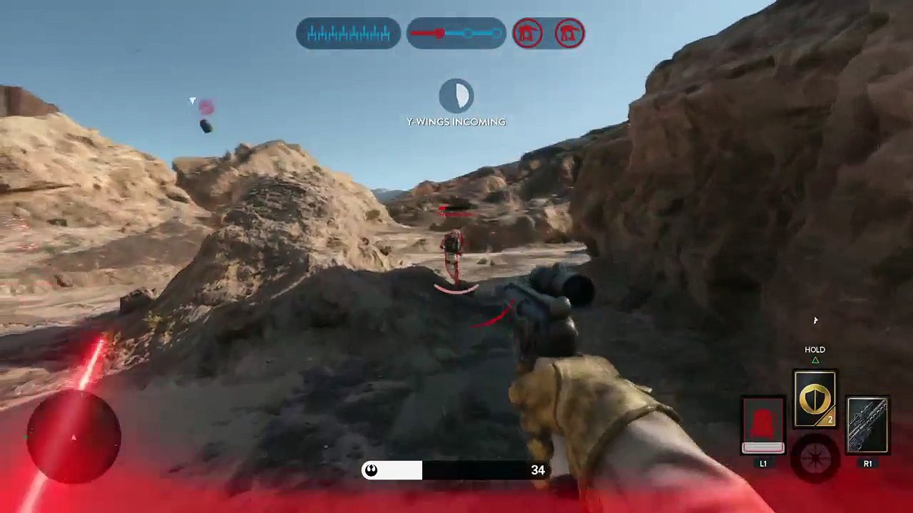 Playing Battlefront with Brandon. (2)