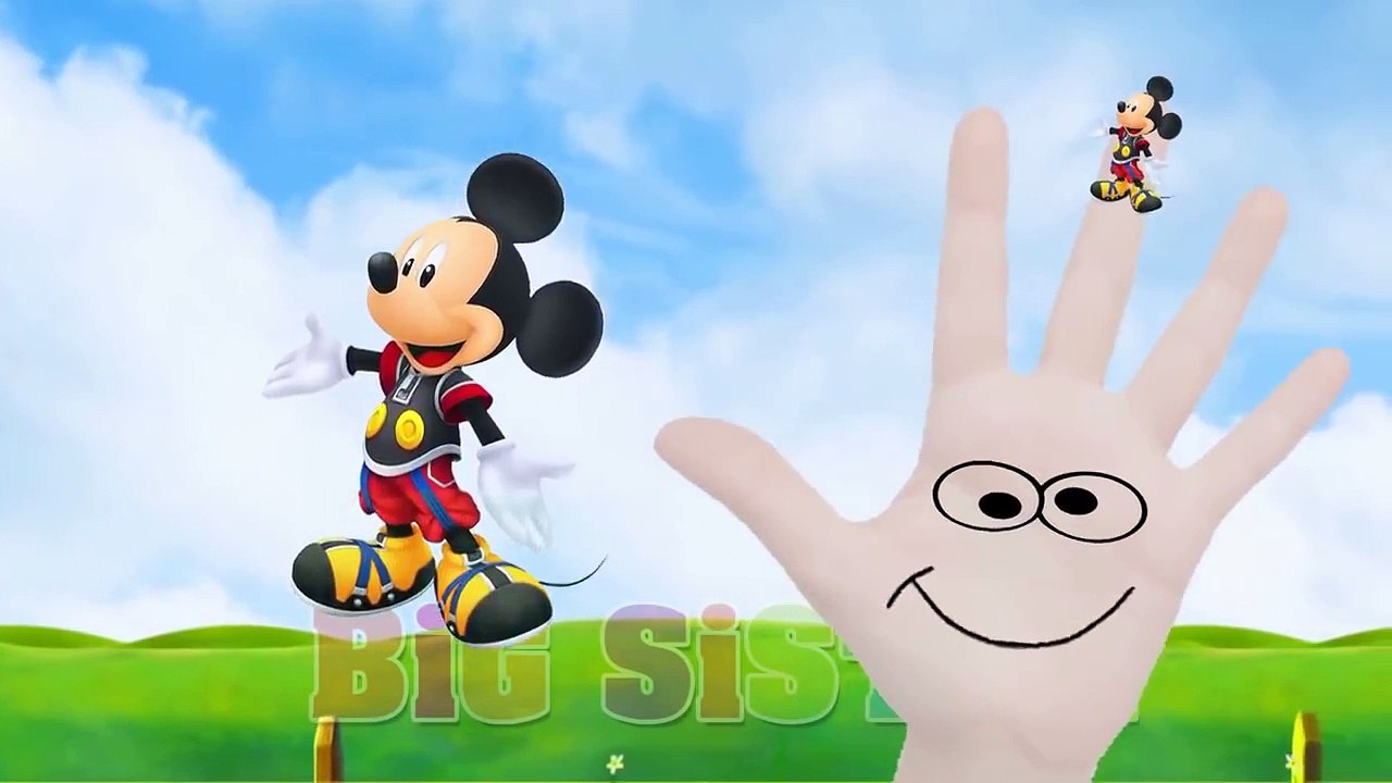 Daddy Finger Family Mickey ✥ Nursery Rhymes Songs ✥ Mickey Mouse Funny Finger Family