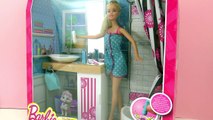 Barbie Deluxe Bathroom Vanity Towel Accessories Doll Shower Sink Mirror Fun Surprise Mega