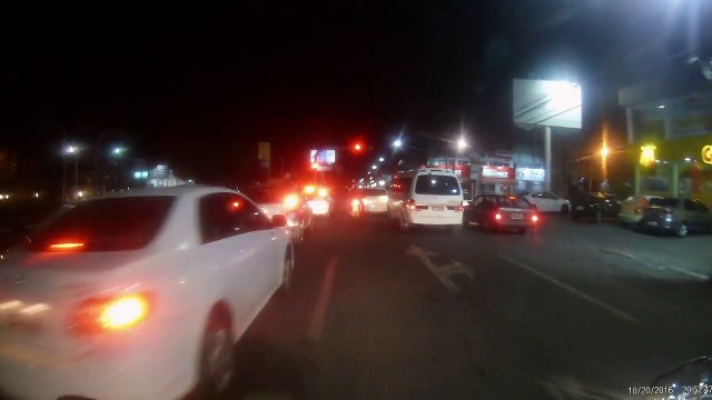 Fazer 250 - Teste noturno da EKEN H9 4K Parte 2