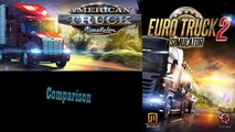 American Truck Simulato Vs Euro  Truck SImulator Comparação Veja