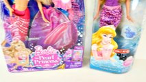 BARBIE Pearl Princess Mermaid 2-in-1 Dolls Color Changer Bath Beauty Disney Princess Sleep