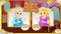☆ Disney Princess Elsa & Rapunzel Super Mommy Cute Caring Game For Little Kids & Toddler