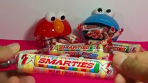 Learn Sizes Smarties Candy Stars with Disney Frozen Hello Kitty Angry Birds Surprise Toys