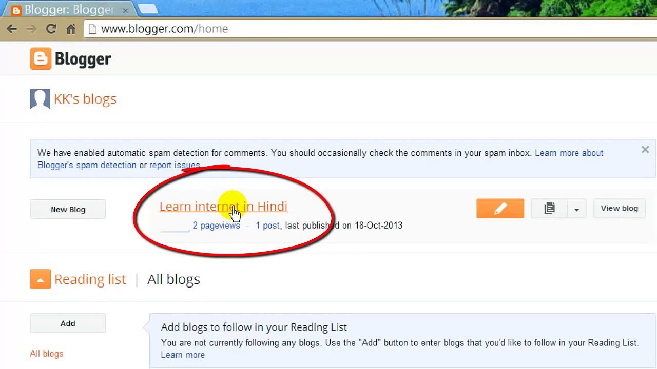 How to make a free Blog with Blogger Blog kaise banate hain Hindi Video by Kya Kaise