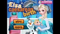 Pregnant Princess Elsa & Twilight Sparkle Give Birth Caesarean Baby Games HD