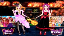 Disney Princess Halloween Makeover - Elsa Ariel Anna Merida Dress Up Game