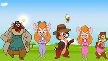 Chip and Dale Finger Family Nursery Rhymes Lyrics
