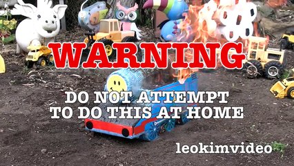 Thomas Tank Dark Side Knock Off Toys Ep15 Thomas Train Battle Coal Fire Piñata-ujr