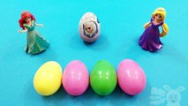 ✳️ Play Doh Rainbow Learn Colors Disney Princess - Surprise Eggs Toys Learn Colors Candies