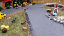 BRUDER RC toys excavator crash! Bruder video for kids!-UCByCh