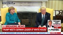 Donald Trump refuse de serrer la main d'Angela Merkel devant les caméras - La chancelière allemande très mal à l'aise!