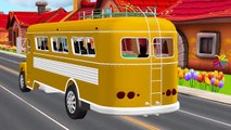 Wheels On The Bus Go Round And Round with Spiderman | Nursery Rhymes For Children | Kids S
