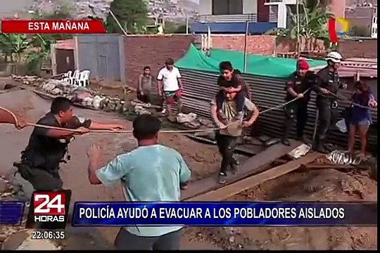 Policía rescató a recién nacido en Huachipa