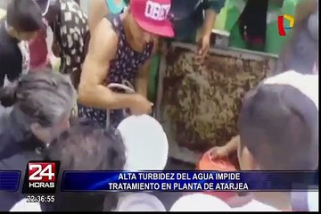 Alta turbidez del agua impide tratamiento en planta Atarjea