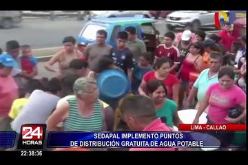 Sedapal y los puntos de distribución de agua en Lima