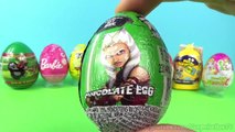 8 Surprise Eggs, SpongeBob Cars Star Wars Kinder Surprise Barbie Little Mole Pet Surprise-9i6