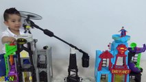 Epic Batman Superman Fight Super Hero Flight City Playset Unboxing With Ckn Toys-6qasm