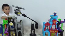 Epic Batman Superman Fight Super Hero Flight City Playset Unboxing With Ckn Toys-6q