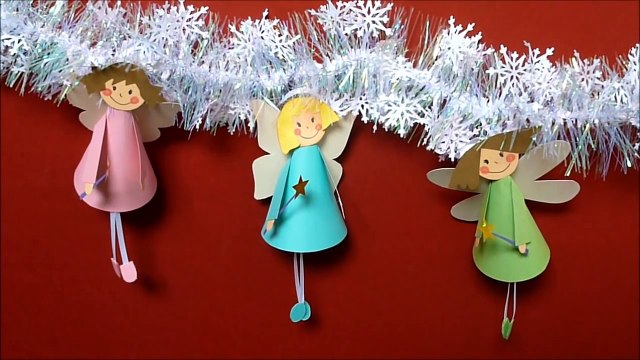 Manualidades para Navidad, Hadas para el Árbol de Navidad, Fairy Christmas Tree Ornaments