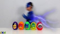 Disney PJ Masks Play-Doh Surprise Eggs Opening Fun With Catboy Gekko Owlette Ckn Toys-PrO
