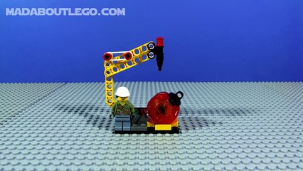Lego Volcano Explorers Supply Helicopter Stopmotion-Z